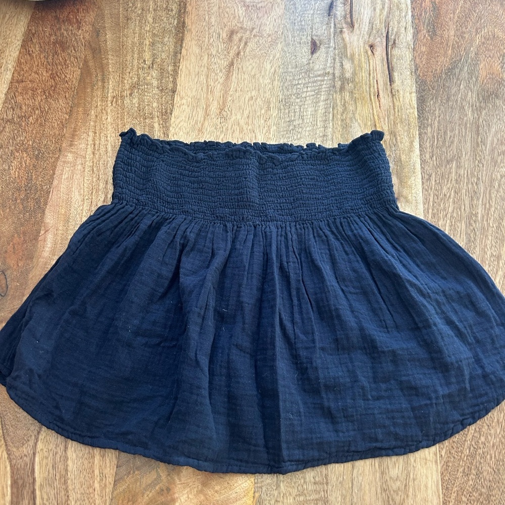 Stark navy blue line skirt